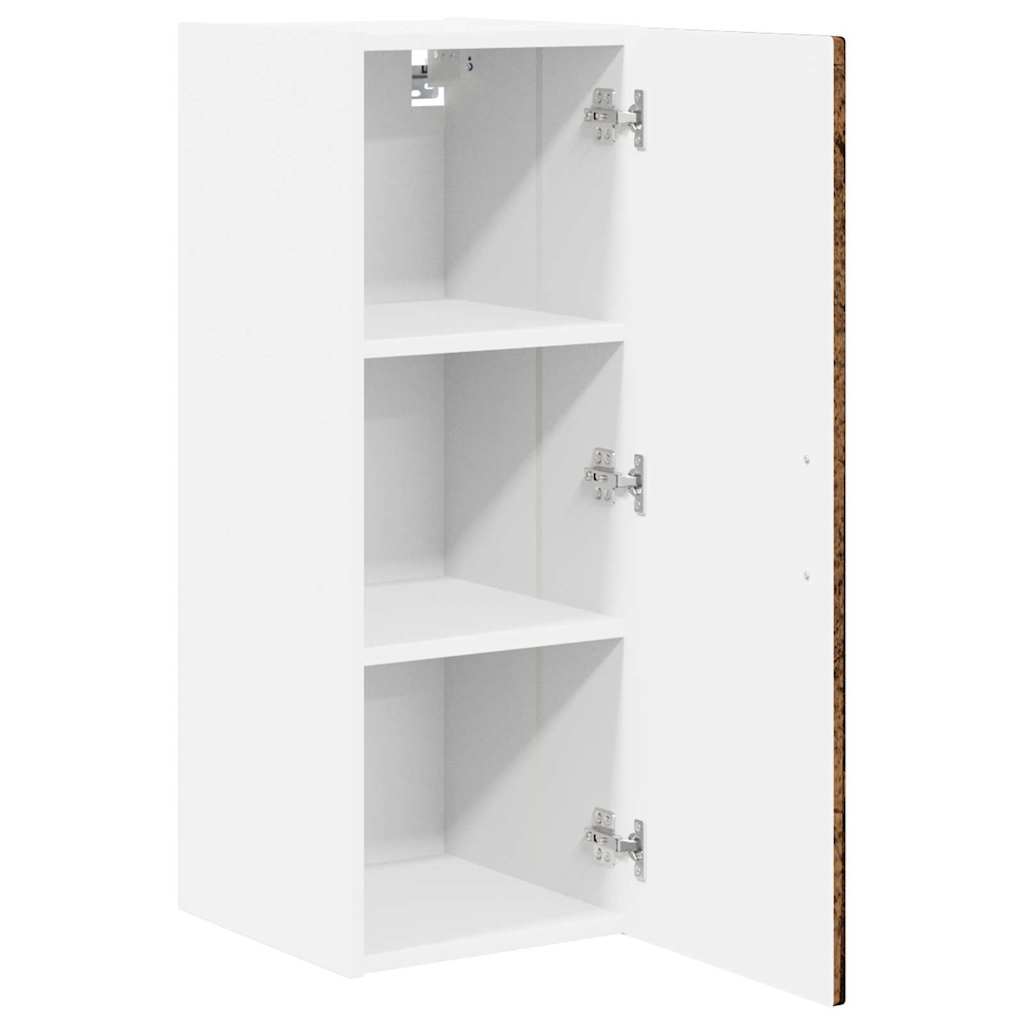 vidaXL Wall Cabinet PORTO Old Wood 30 x 31 x 80 cm Engineered Wood