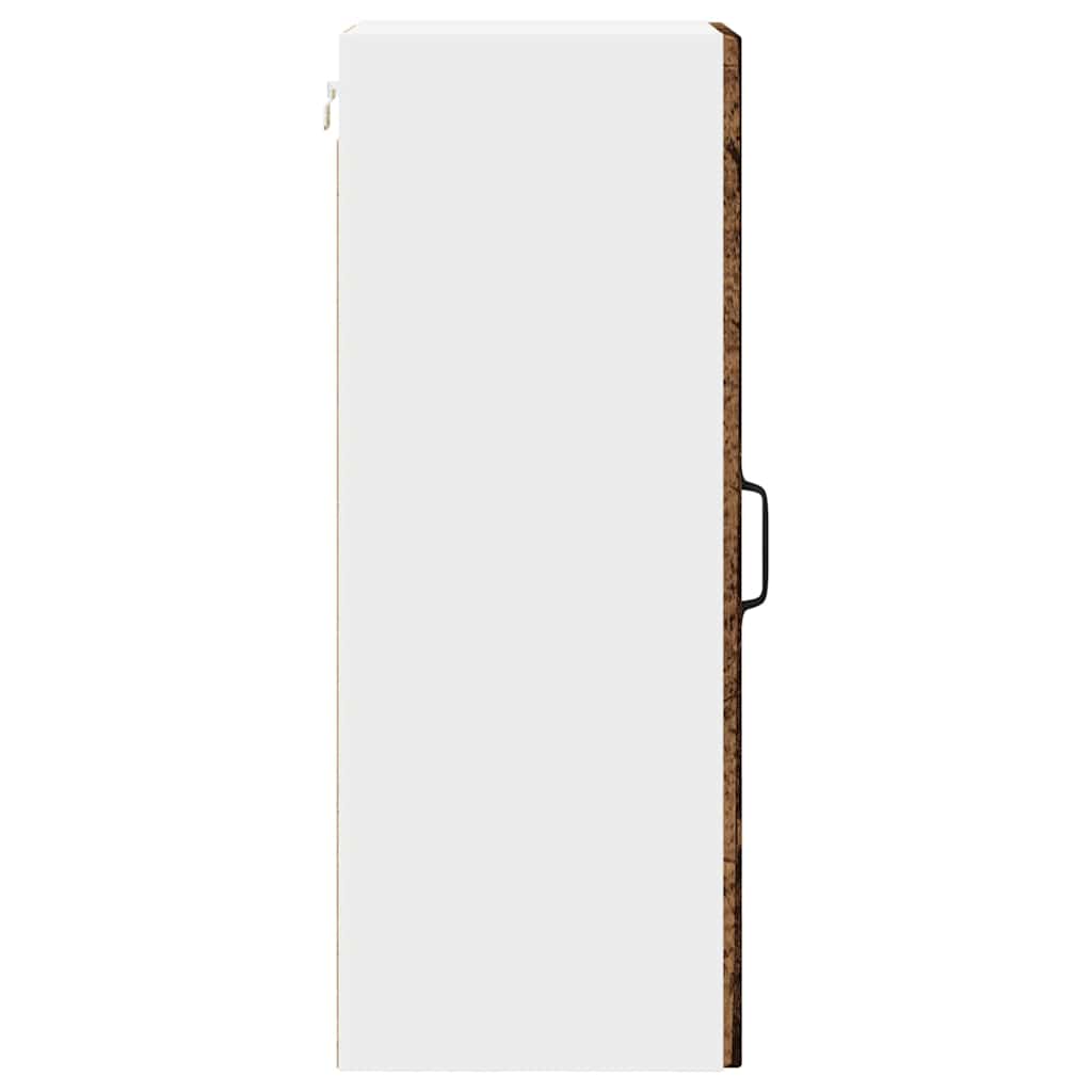 vidaXL Wall Cabinet PORTO Old Wood 30 x 31 x 80 cm Engineered Wood