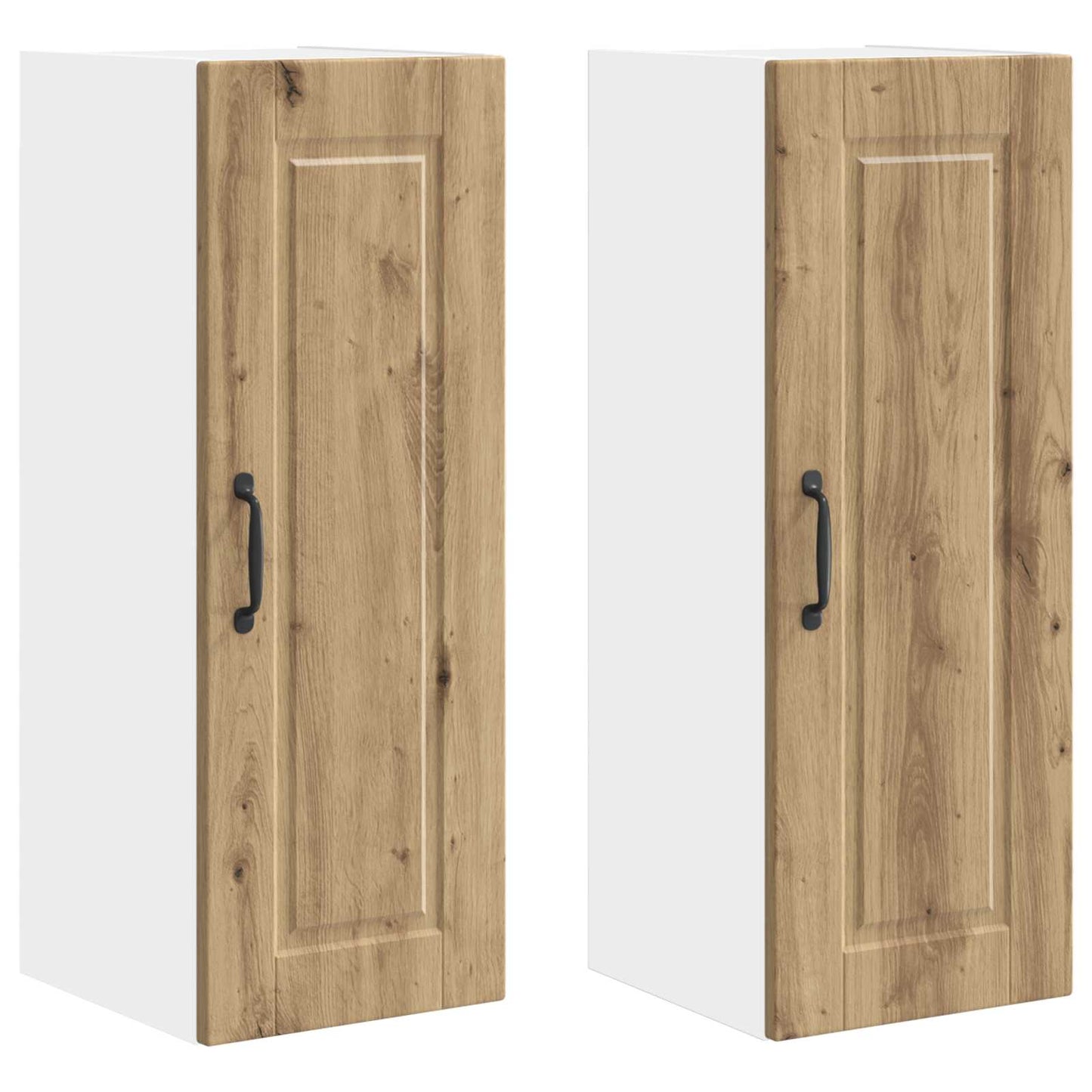vidaXL Wall Cabinet PORTO 2 pcs Artisan Oak Engineered Wood