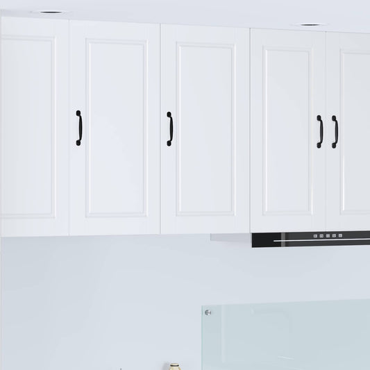 vidaXL Wall Cabinet PORTO White 40 x 31 x 80 cm Engineered Wood