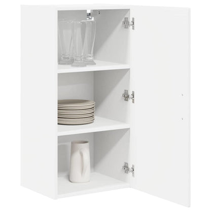 vidaXL Wall Cabinet PORTO White 40 x 31 x 80 cm Engineered Wood