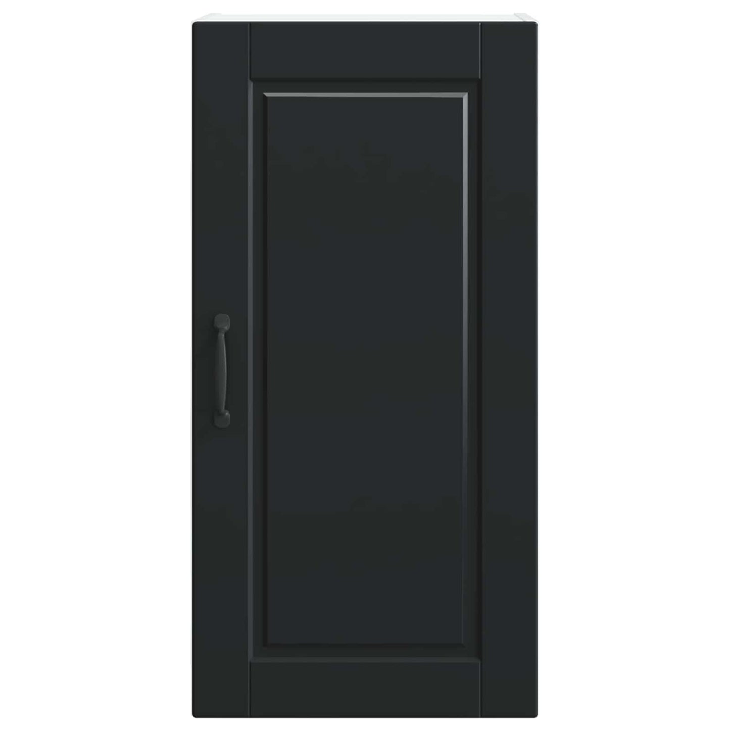 vidaXL Wall Cabinet PORTO Black 40 x 31 x 80 cm Engineered Wood