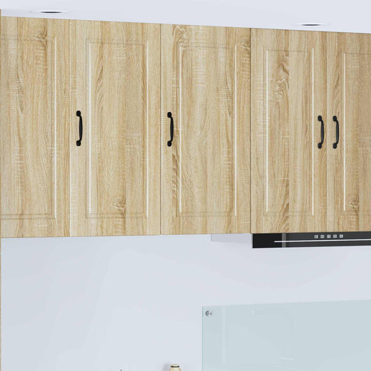 vidaXL Wall Cabinet PORTO Sonoma Oak 40 x 31 x 80 cm Engineered Wood