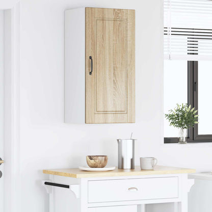 vidaXL Wall Cabinet PORTO Sonoma Oak 40 x 31 x 80 cm Engineered Wood
