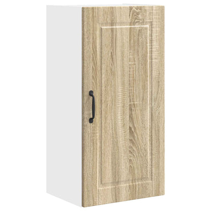 vidaXL Wall Cabinet PORTO Sonoma Oak 40 x 31 x 80 cm Engineered Wood