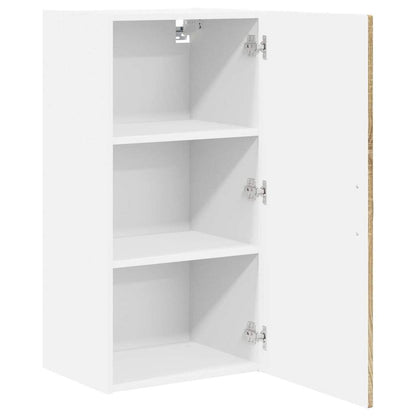 vidaXL Wall Cabinet PORTO Sonoma Oak 40 x 31 x 80 cm Engineered Wood