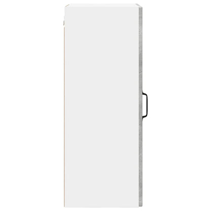 vidaXL Wall Cabinet PORTO Concrete Grey 40 x 31 x 80 cm