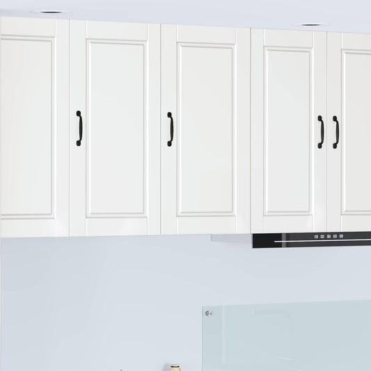 vidaXL Wall Cabinet PORTO High Gloss White 40 x 31 x 80 cm