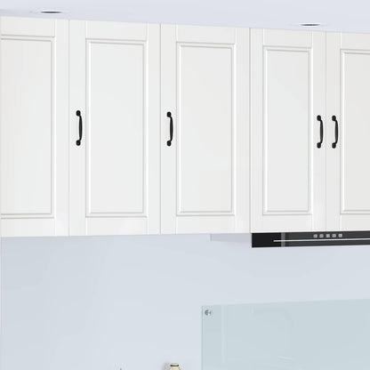 vidaXL Wall Cabinet PORTO High Gloss White 40 x 31 x 80 cm
