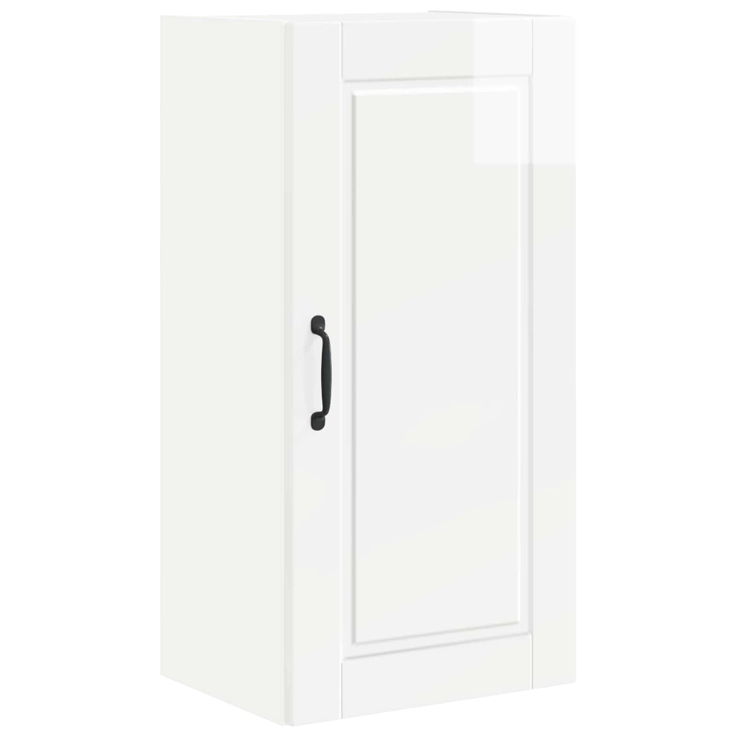vidaXL Wall Cabinet PORTO High Gloss White 40 x 31 x 80 cm