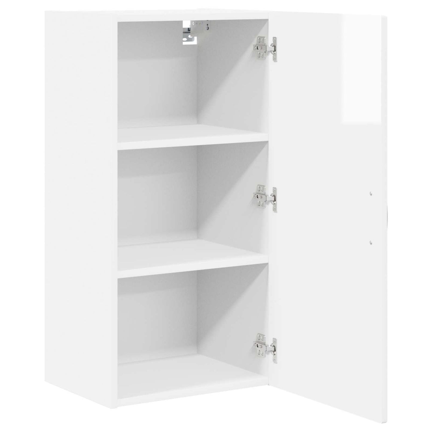 vidaXL Wall Cabinet PORTO High Gloss White 40 x 31 x 80 cm