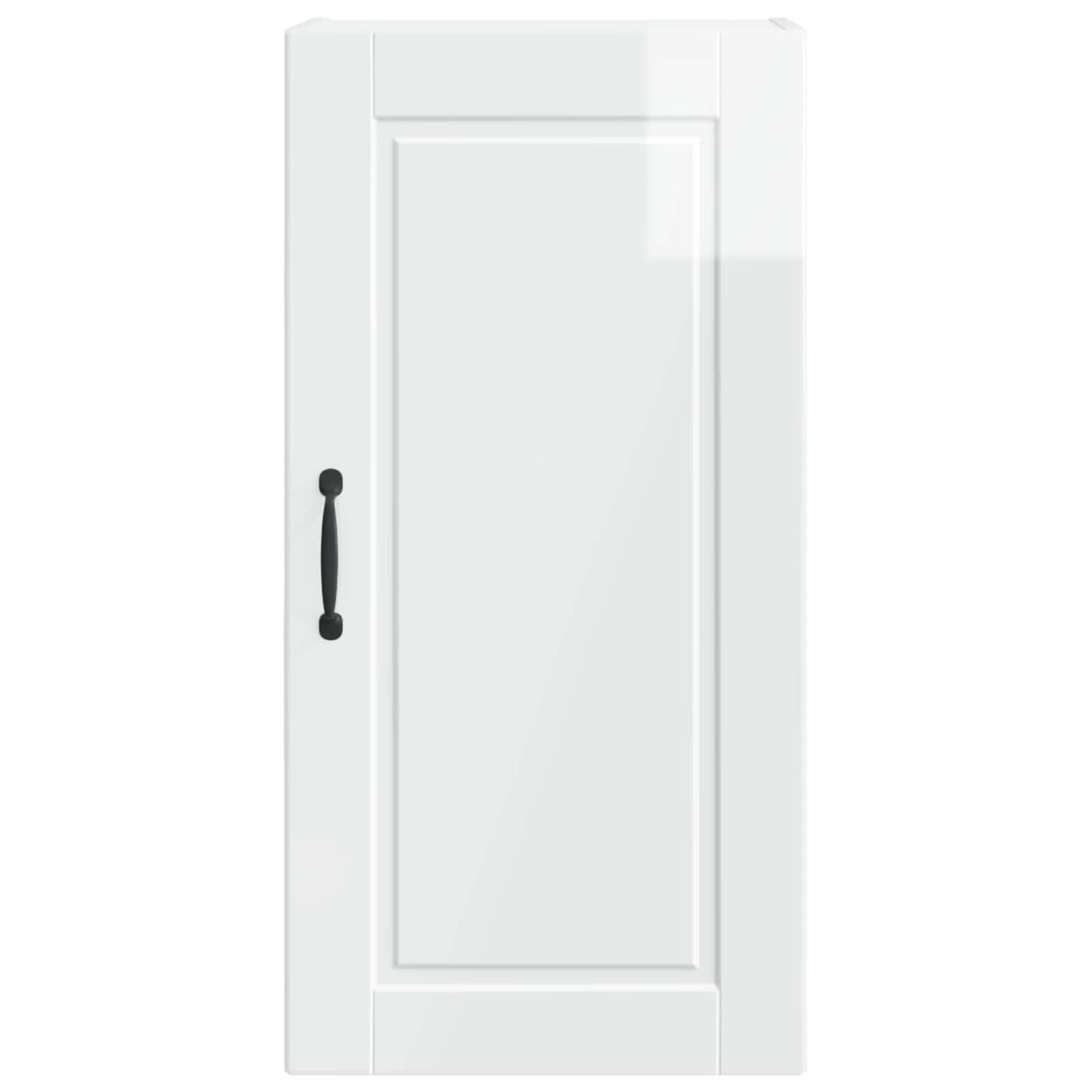 vidaXL Wall Cabinet PORTO High Gloss White 40 x 31 x 80 cm