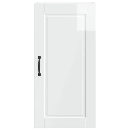vidaXL Wall Cabinet PORTO High Gloss White 40 x 31 x 80 cm