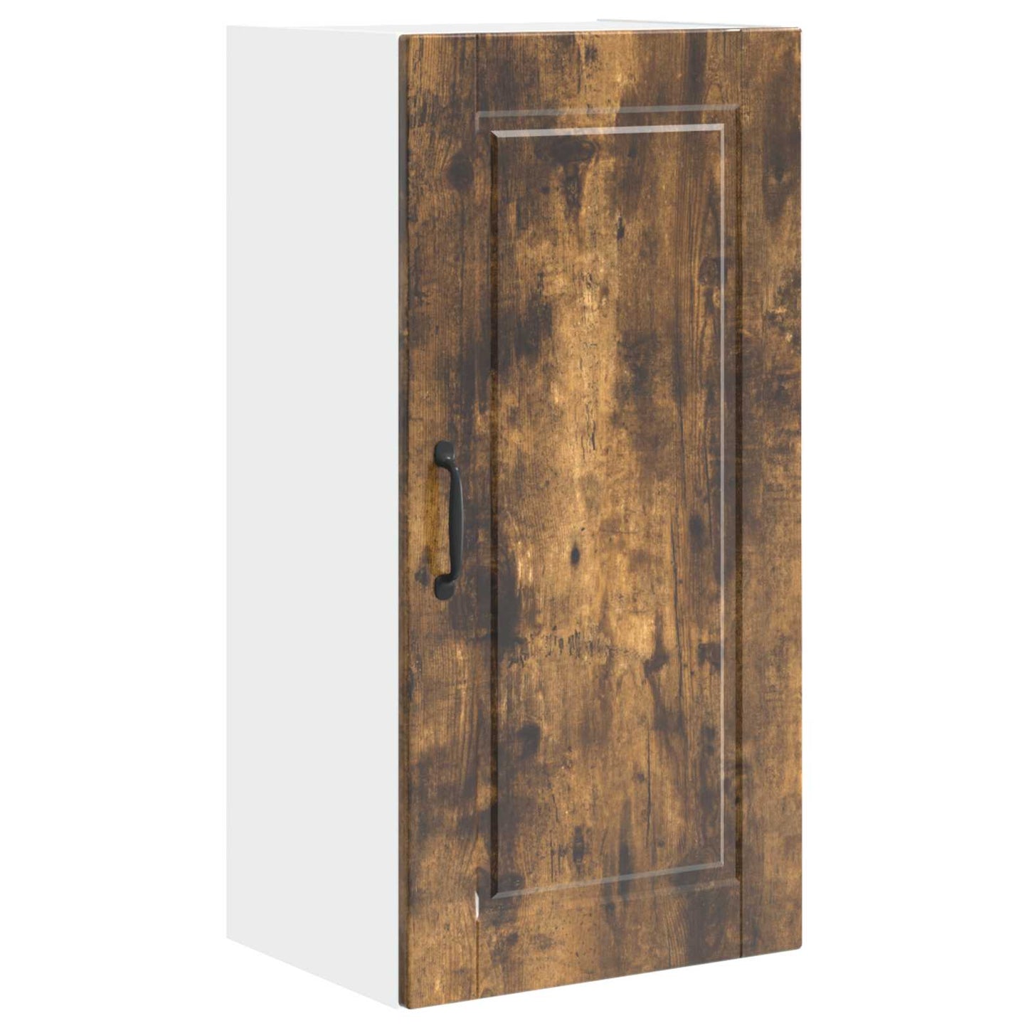 vidaXL Wall Cabinet PORTO Smoked Oak 40 x 31 x 80 cm Engineered Wood