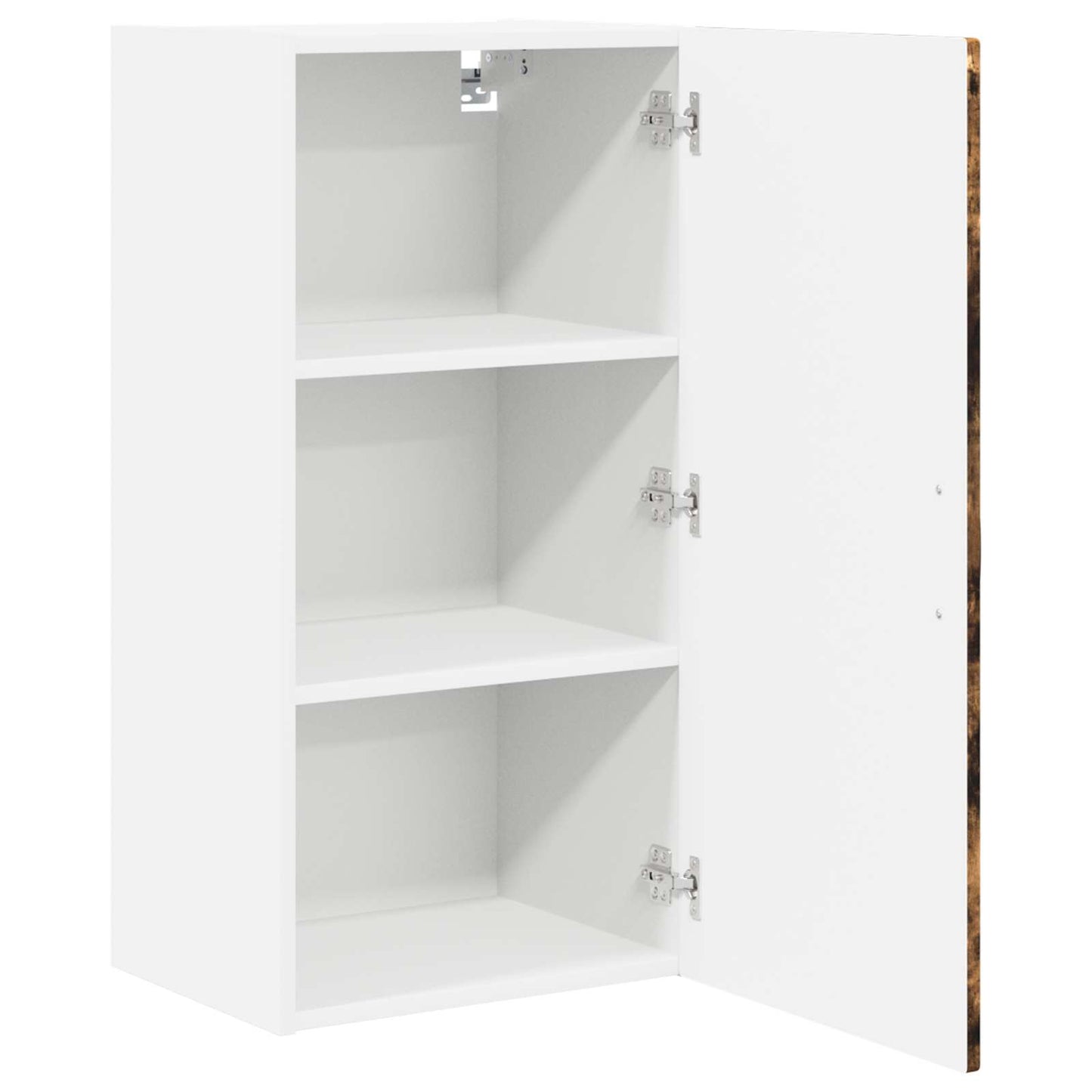 vidaXL Wall Cabinet PORTO Smoked Oak 40 x 31 x 80 cm Engineered Wood