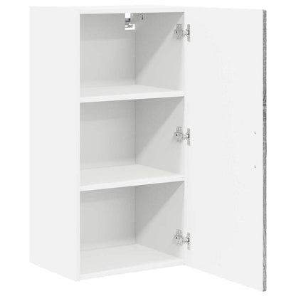 vidaXL Wall Cabinet PORTO Grey Sonoma 40 x 31 x 80 cm Engineered Wood