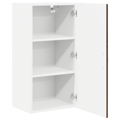 vidaXL Wall Cabinet PORTO Brown Oak 40 x 31 x 80 cm Engineered Wood