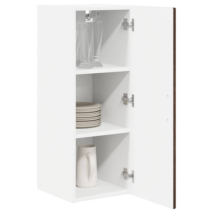 vidaXL Wall Cabinet PORTO Brown Oak 40 x 31 x 80 cm Engineered Wood