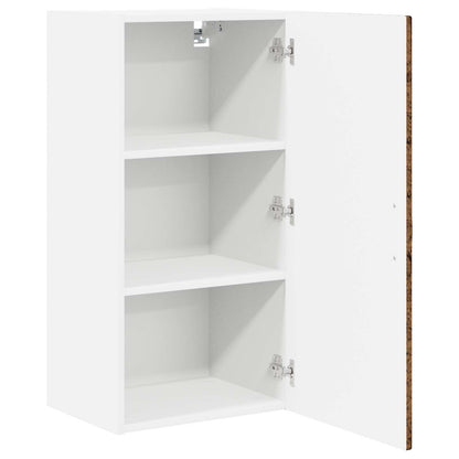 vidaXL Wall Cabinet PORTO Old Wood 40 x 31 x 80 cm Engineered Wood