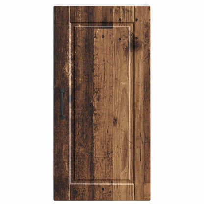 vidaXL Wall Cabinet PORTO Old Wood 40 x 31 x 80 cm Engineered Wood