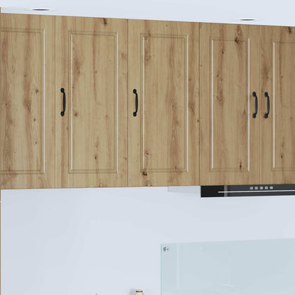 vidaXL Wall Cabinet PORTO Artisan Oak 40 x 31 x 80 cm Engineered Wood