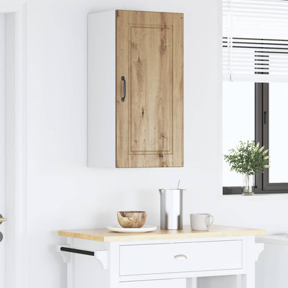 vidaXL Wall Cabinet PORTO Artisan Oak 40 x 31 x 80 cm Engineered Wood