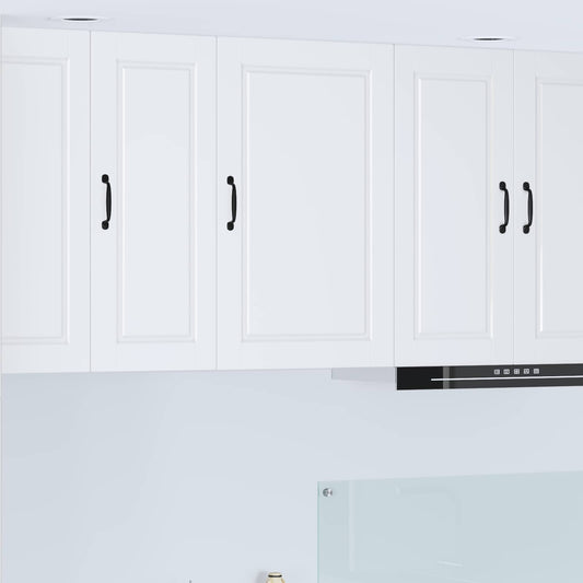 vidaXL Wall Cabinet PORTO White 50 x 31 x 80 cm Engineered Wood