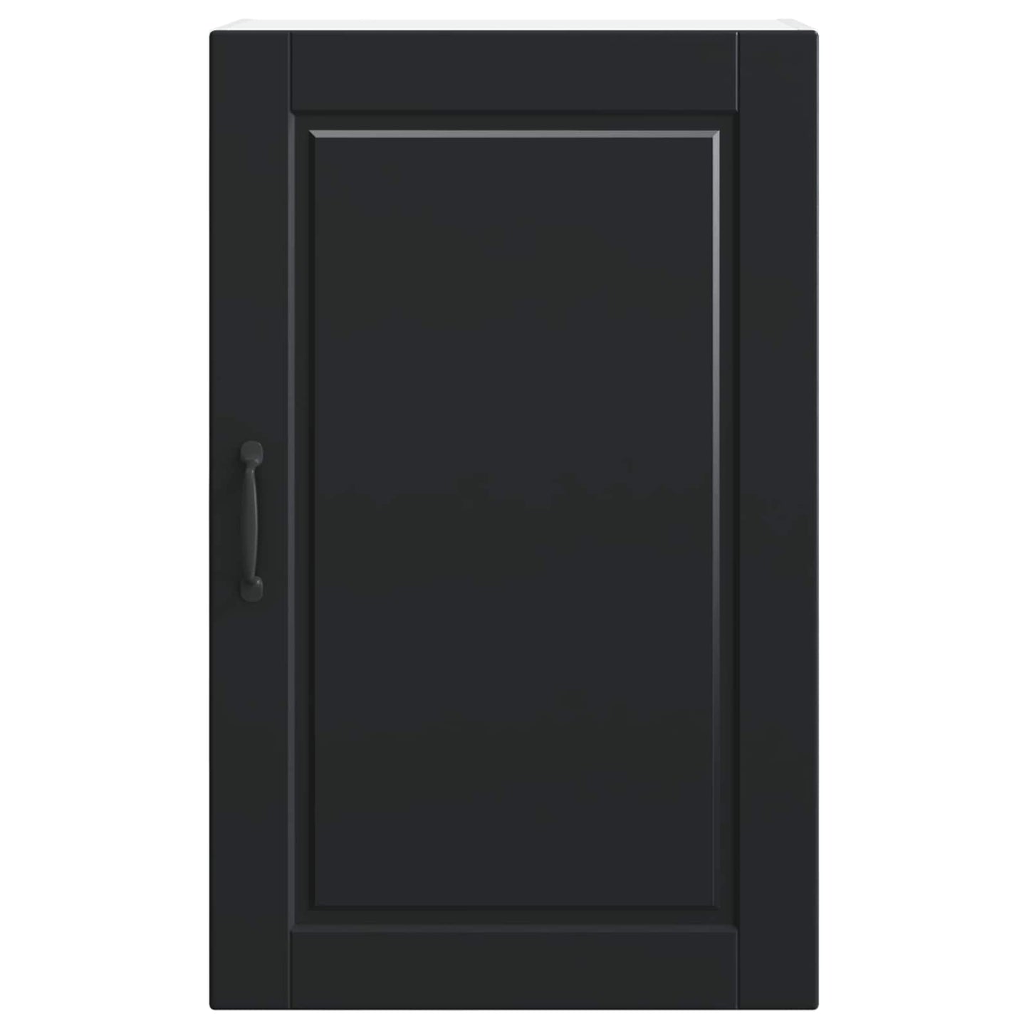 vidaXL Wall Cabinet PORTO Black 50 x 31 x 80 cm Engineered Wood