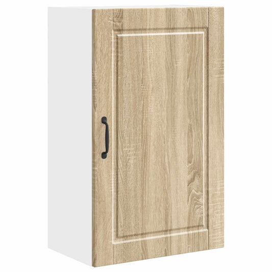 vidaXL Wall Cabinet PORTO Sonoma Oak 50 x 31 x 80 cm Engineered Wood