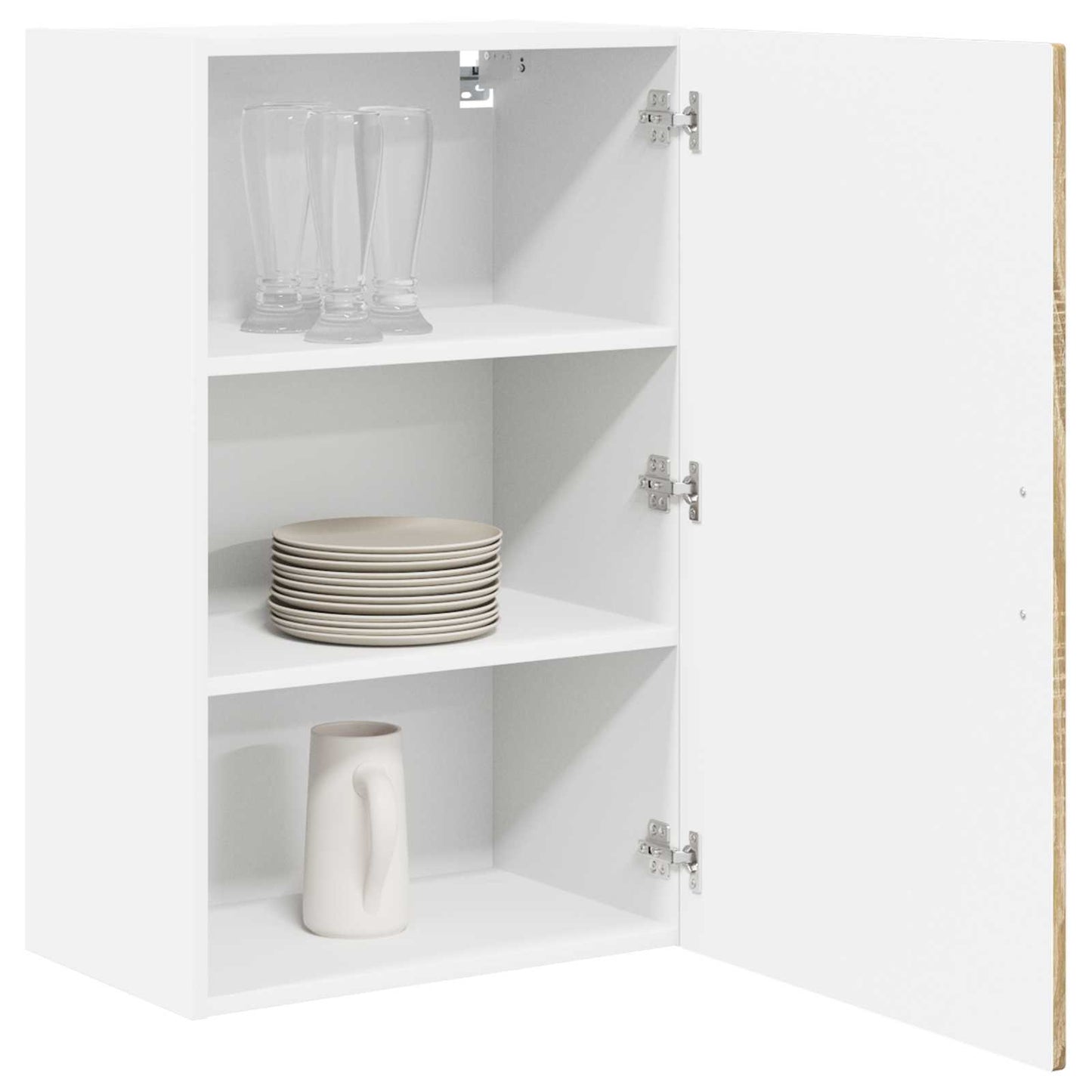 vidaXL Wall Cabinet PORTO Sonoma Oak 50 x 31 x 80 cm Engineered Wood