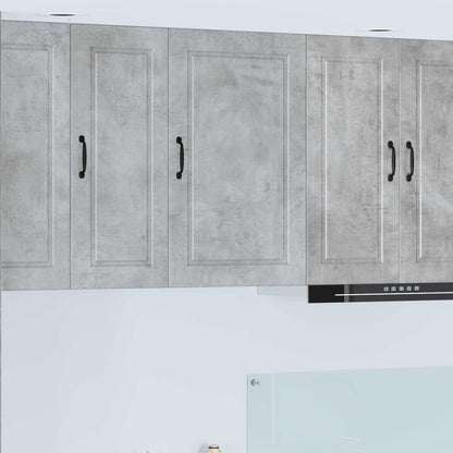 vidaXL Wall Cabinet PORTO Concrete Grey 50 x 31 x 80 cm