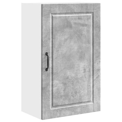 vidaXL Wall Cabinet PORTO Concrete Grey 50 x 31 x 80 cm