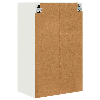 vidaXL Wall Cabinet PORTO Concrete Grey 50 x 31 x 80 cm