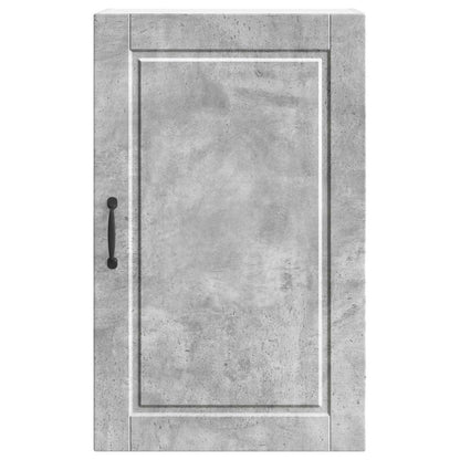 vidaXL Wall Cabinet PORTO Concrete Grey 50 x 31 x 80 cm