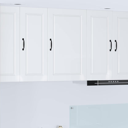 vidaXL Wall Cabinet PORTO High Gloss White 50 x 31 x 80 cm