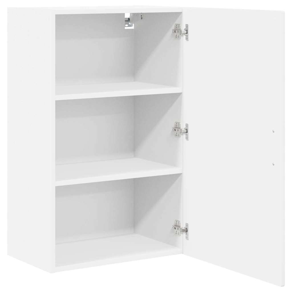 vidaXL Wall Cabinet PORTO High Gloss White 50 x 31 x 80 cm