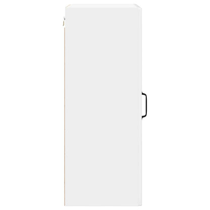 vidaXL Wall Cabinet PORTO High Gloss White 50 x 31 x 80 cm