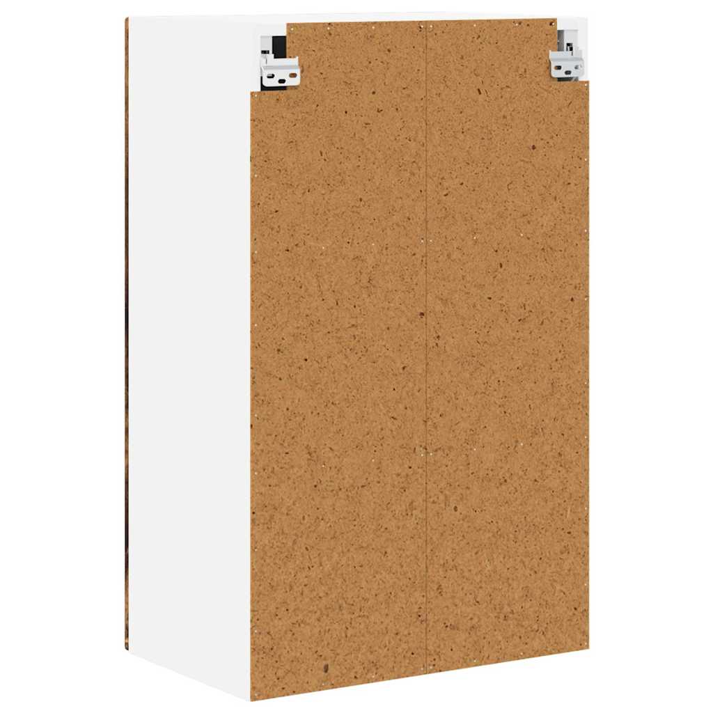 vidaXL Wall Cabinet PORTO Smoked Oak 50 x 31 x 80 cm Engineered Wood