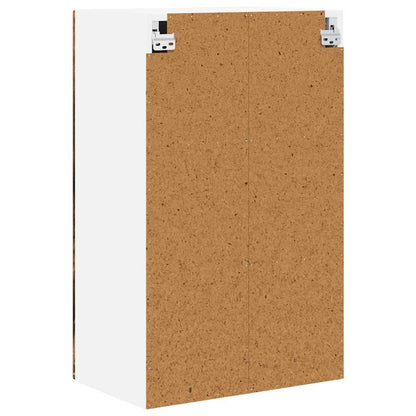 vidaXL Wall Cabinet PORTO Smoked Oak 50 x 31 x 80 cm Engineered Wood