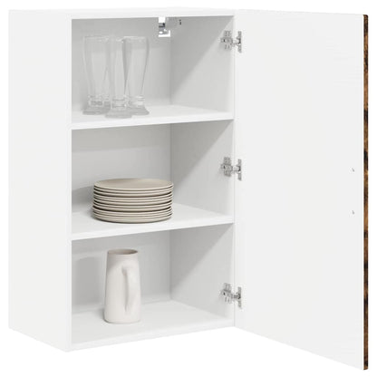 vidaXL Wall Cabinet PORTO Smoked Oak 50 x 31 x 80 cm Engineered Wood