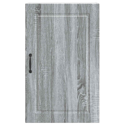 vidaXL Wall Cabinet PORTO Grey Sonoma 50 x 31 x 80 cm Engineered Wood