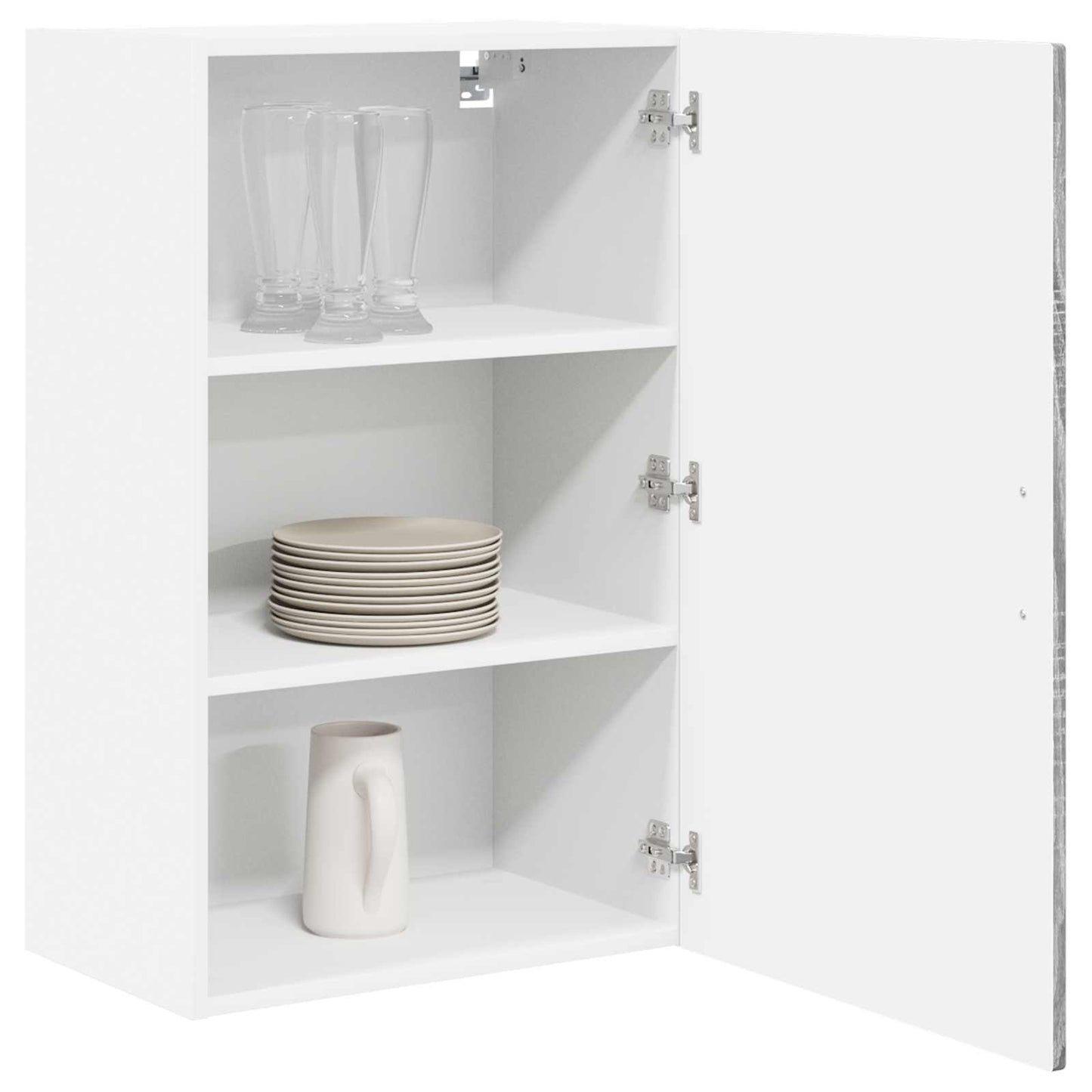 vidaXL Wall Cabinet PORTO Grey Sonoma 50 x 31 x 80 cm Engineered Wood