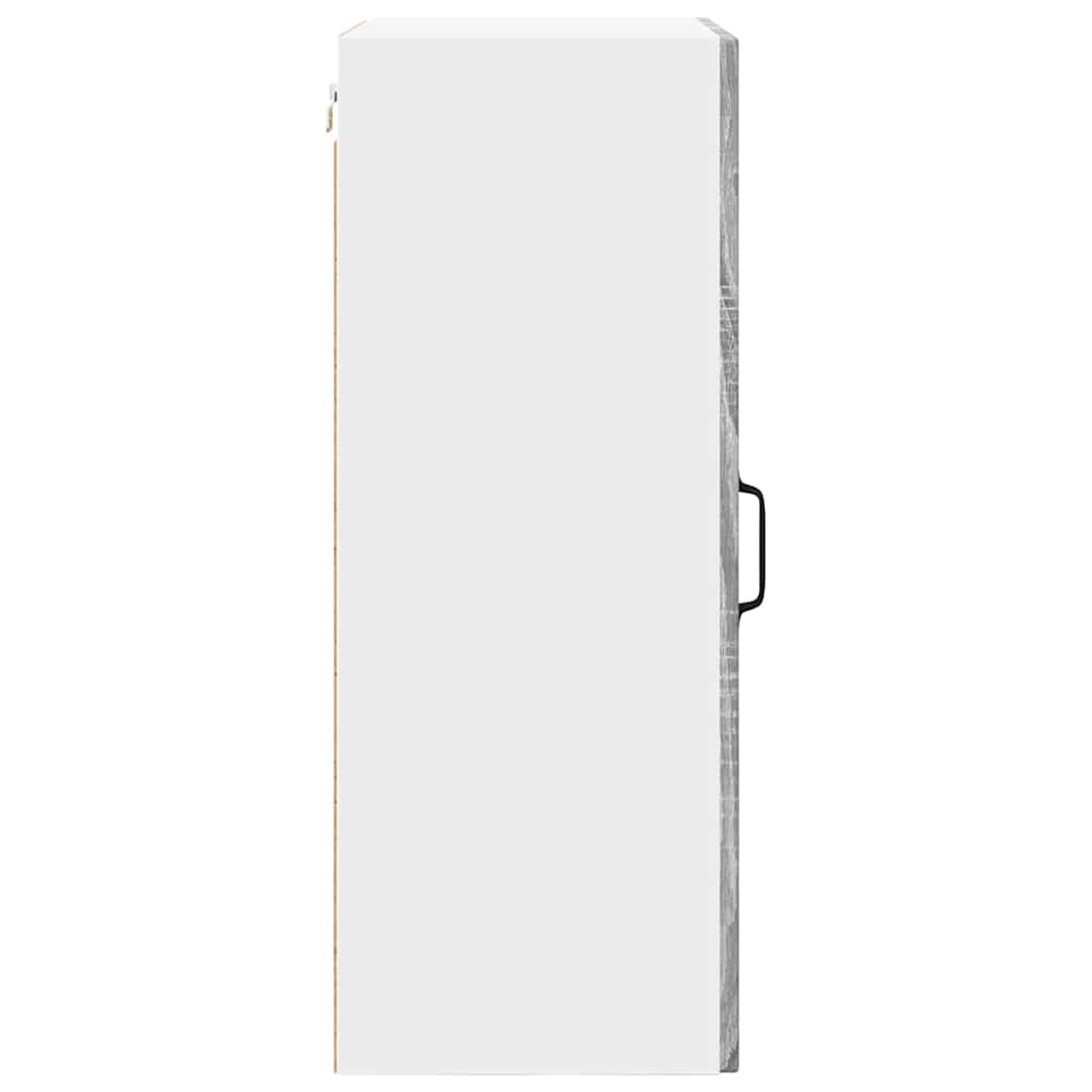 vidaXL Wall Cabinet PORTO Grey Sonoma 50 x 31 x 80 cm Engineered Wood