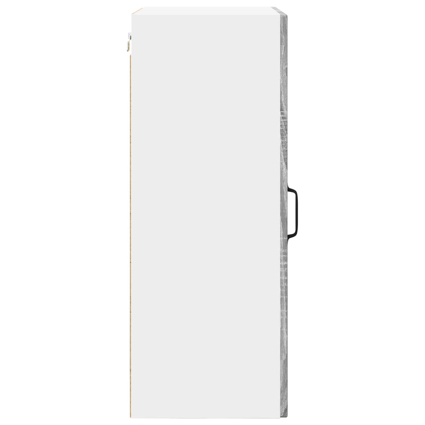 vidaXL Wall Cabinet PORTO Grey Sonoma 50 x 31 x 80 cm Engineered Wood