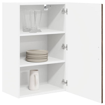 vidaXL Wall Cabinet PORTO Brown Oak 50 x 31 x 80 cm Engineered Wood