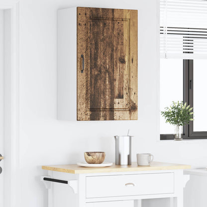 vidaXL Wall Cabinet PORTO Old Wood 50 x 31 x 80 cm Engineered Wood