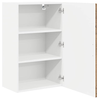 vidaXL Wall Cabinet PORTO Old Wood 50 x 31 x 80 cm Engineered Wood