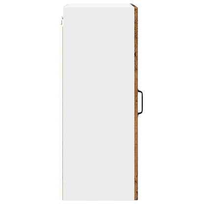 vidaXL Wall Cabinet PORTO Old Wood 50 x 31 x 80 cm Engineered Wood
