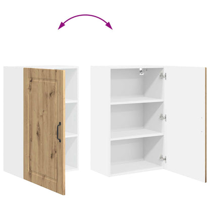 vidaXL Wall Cabinet PORTO Artisan Oak 50 x 31 x 80 cm Engineered Wood