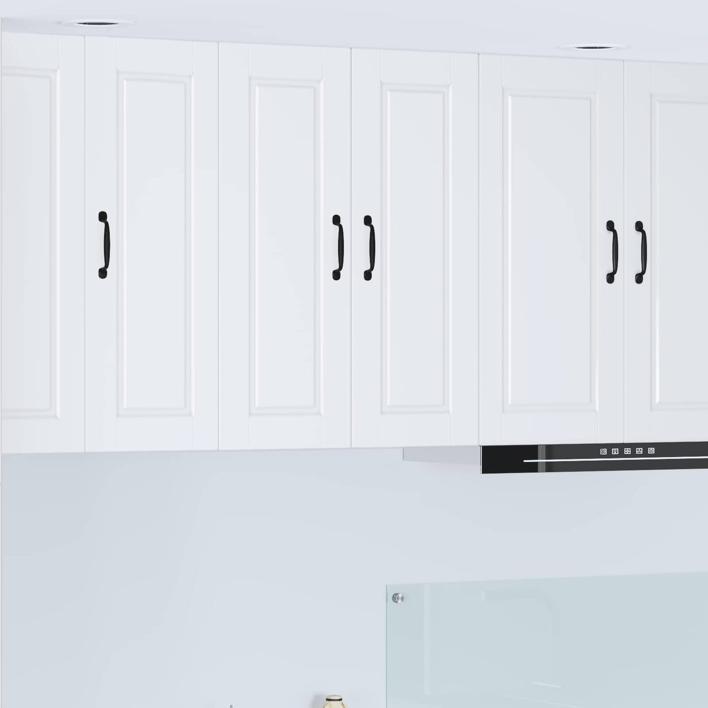 vidaXL Wall Cabinet PORTO White 60 x 31 x 80 cm Engineered Wood
